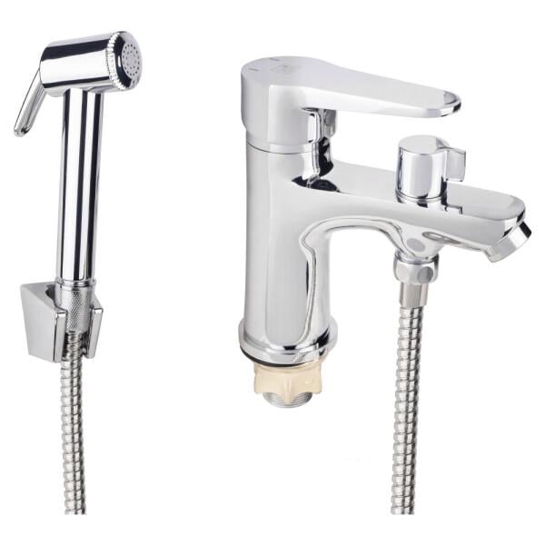 Змішувач для раковини Lidz (CRM) 14 34 001FB з лійкою для гігієнічного душу