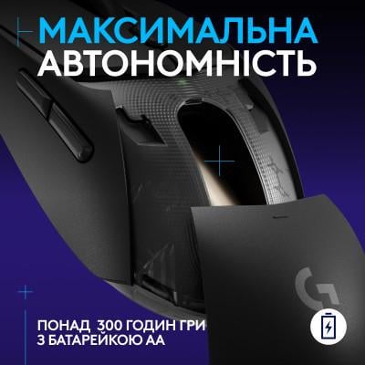 Компьютерная мышка Logitech G309 Lightspeed Wireless/Bluetooth Black (910-007199) - фото 6