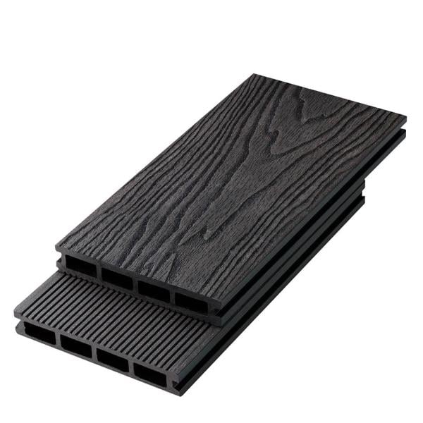 Терасная доска ДПК Brugan Elegant Light 3D 150х25х3000 мм Anthracite (14693382)