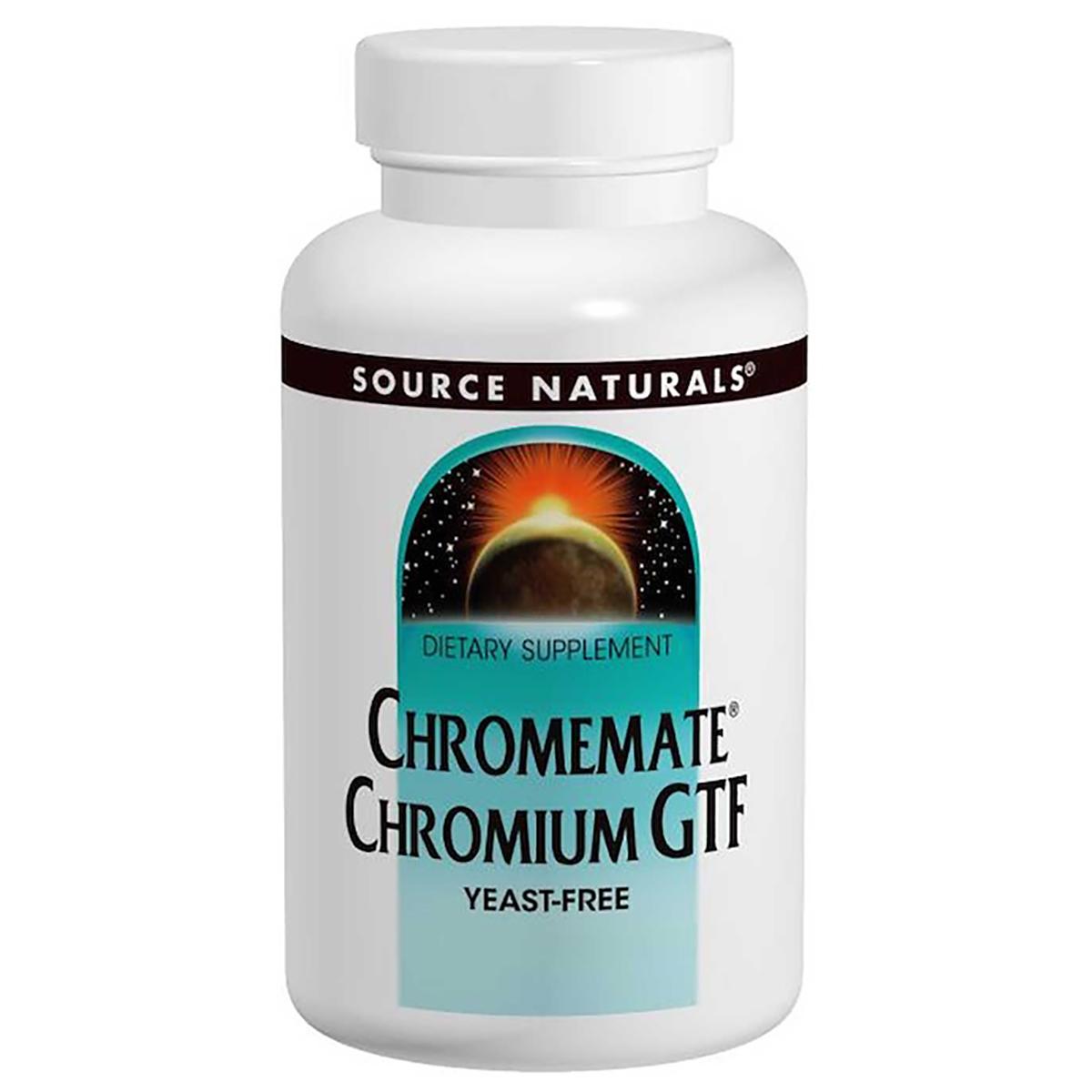 Хром GTF ChromeMate Source Naturals 200 мкг 240 таблеток (SN0107)