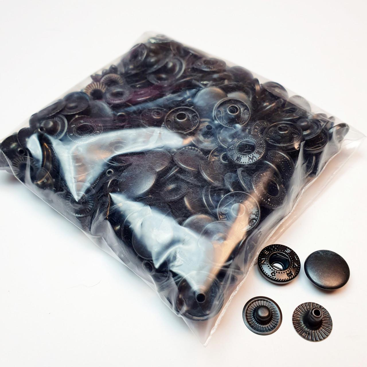 Кнопка металева Strong Alfa 12,5 мм 50 шт. Оксид