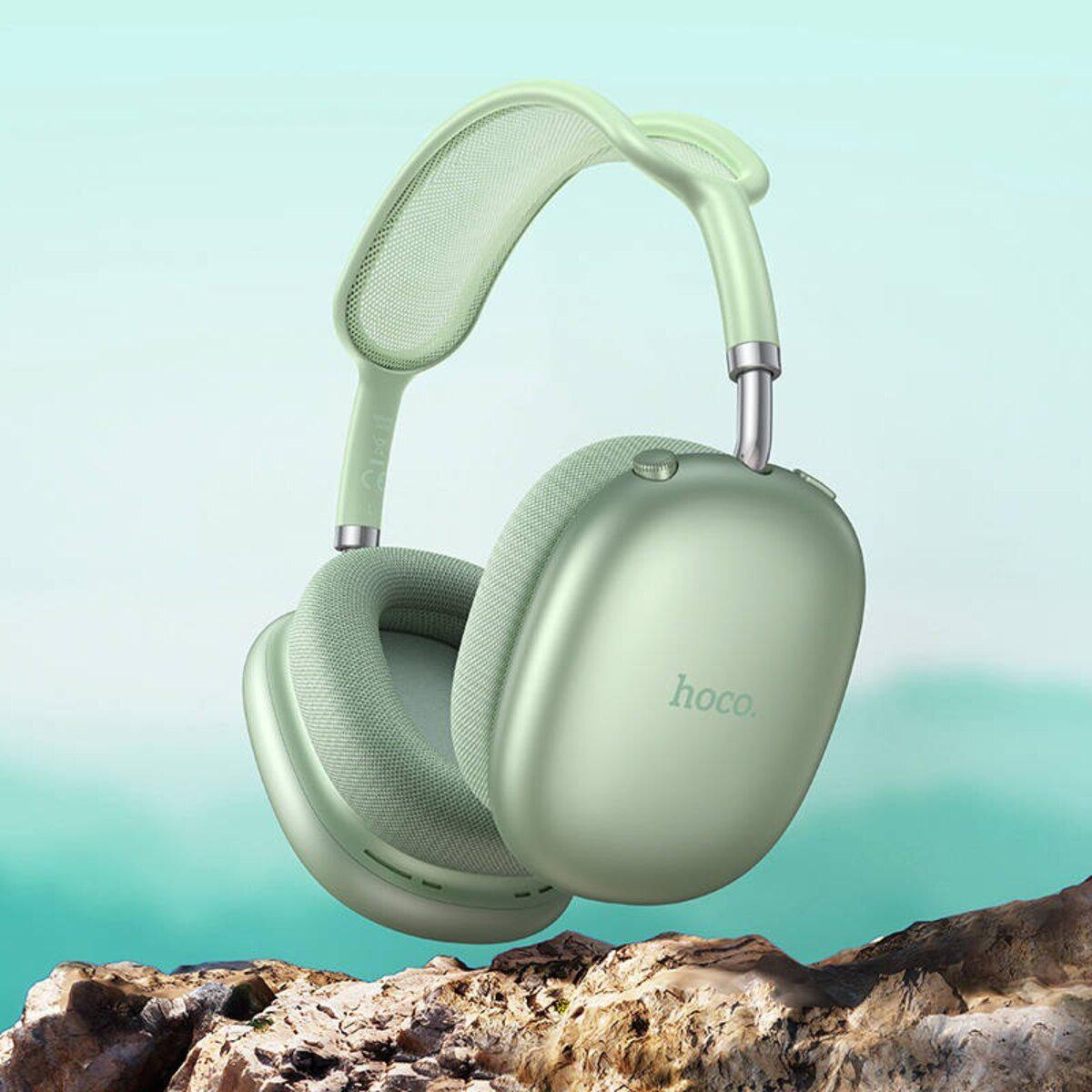 Навушники безпровідні Hoco W55 Pleasing BT headphones BT5.4 800mAh Green (6942007632706) - фото 3 Навушники безпровідні Hoco W55 Pleasing BT headphones BT5.4 800mAh Green (6942007632706) - фото 3