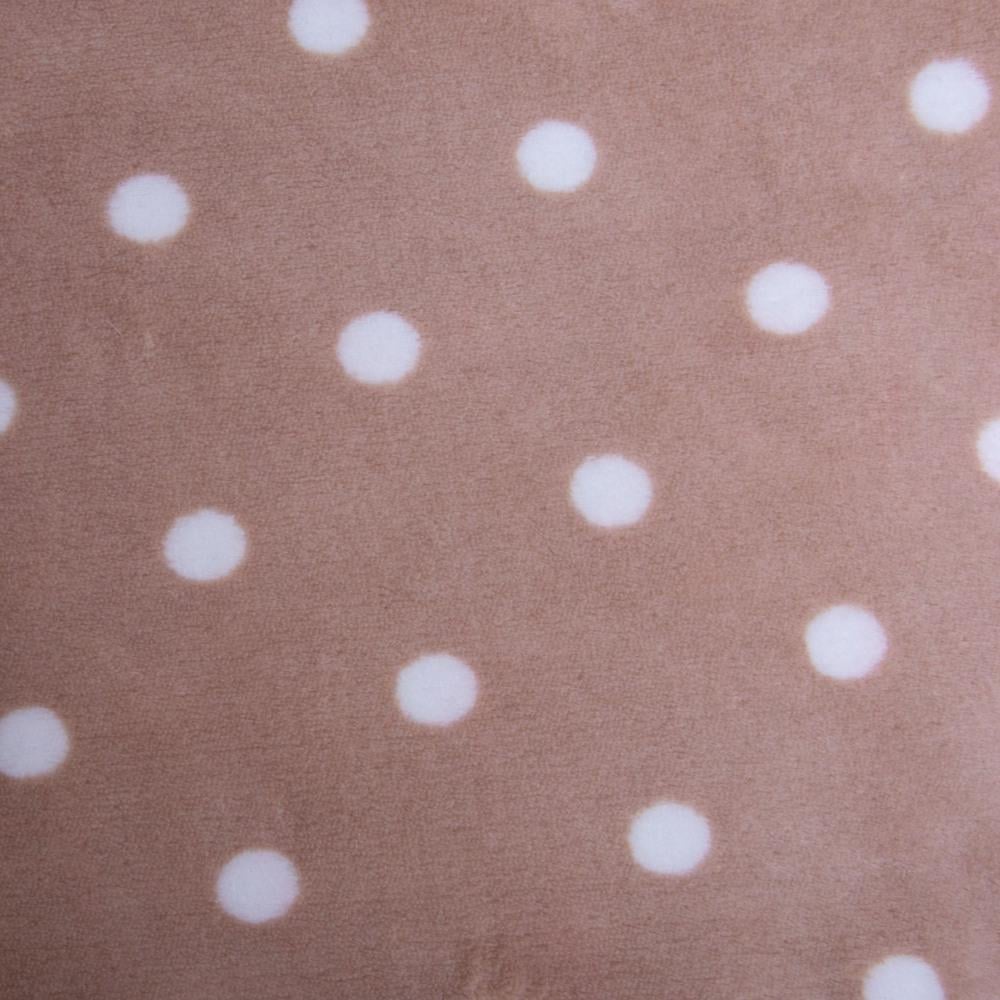 Ткань махровая Велсофт Горошек 280 гр/м2 140 см (26681)