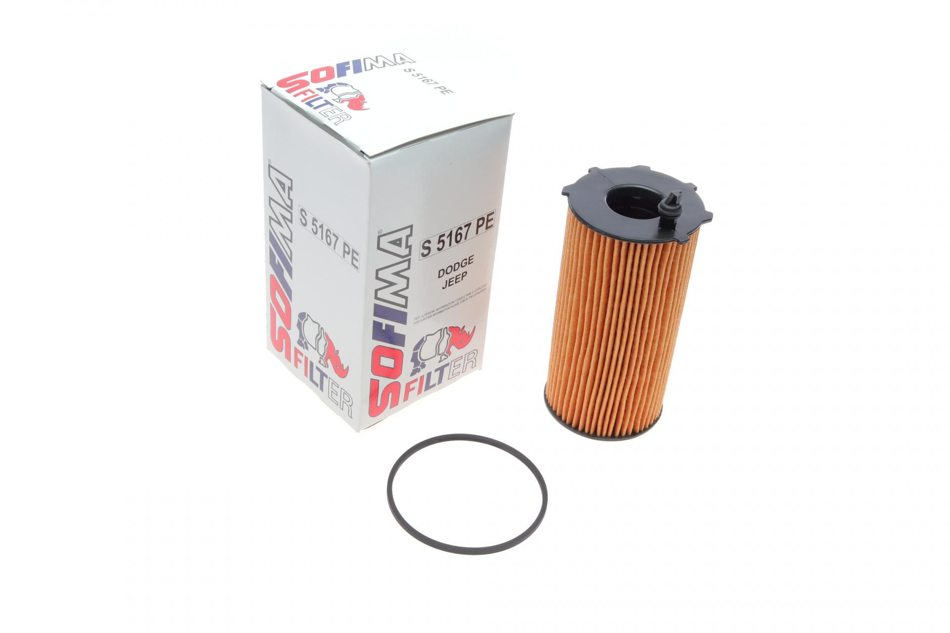 Фільтр масляний SOFIMA для Jeep Cherokee 04-/Dodge Nitro 2,8CRD 06-12- (S 5167 PE)