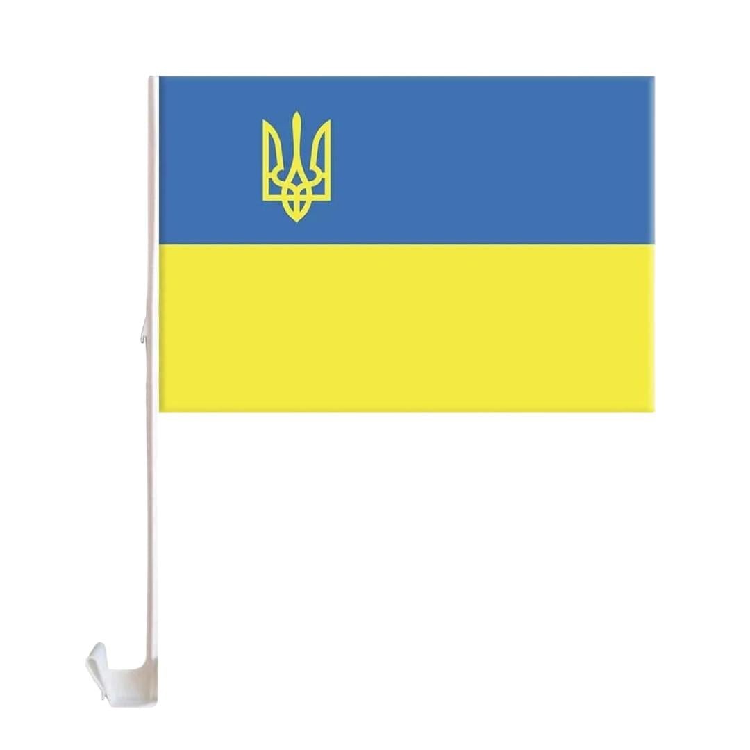Флаг автомобильный Украина Трезубец на боковое стекло 30x45 см Сине-желтый (SZ-781012) Флаг автомобильный Украина Трезубец на боковое стекло 30x45 см Сине-желтый (SZ-781012)