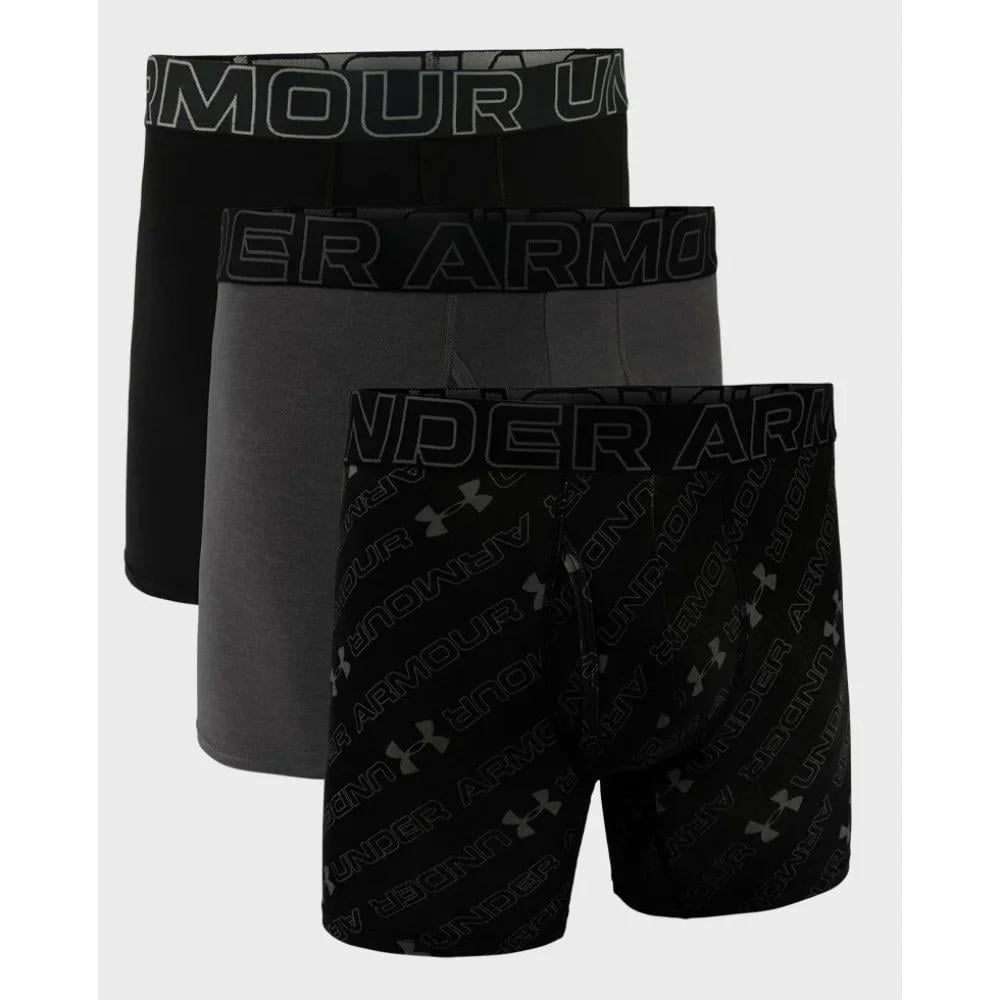 Трусы Under Armour M Perf Cotton Nov 2XL 6 шт. Черный (1383890-001 2XL)