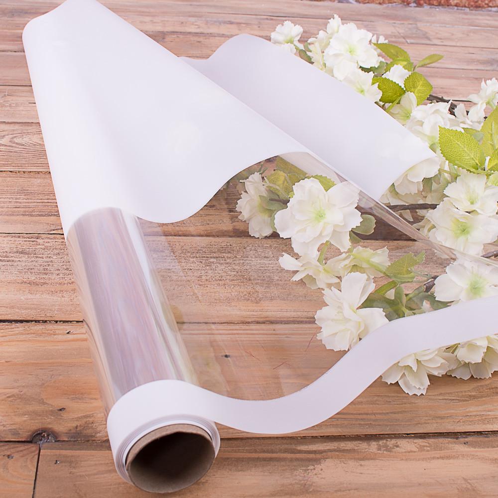 Пленка с прозрачным краем 60 см 10 м Белый (4826-6)