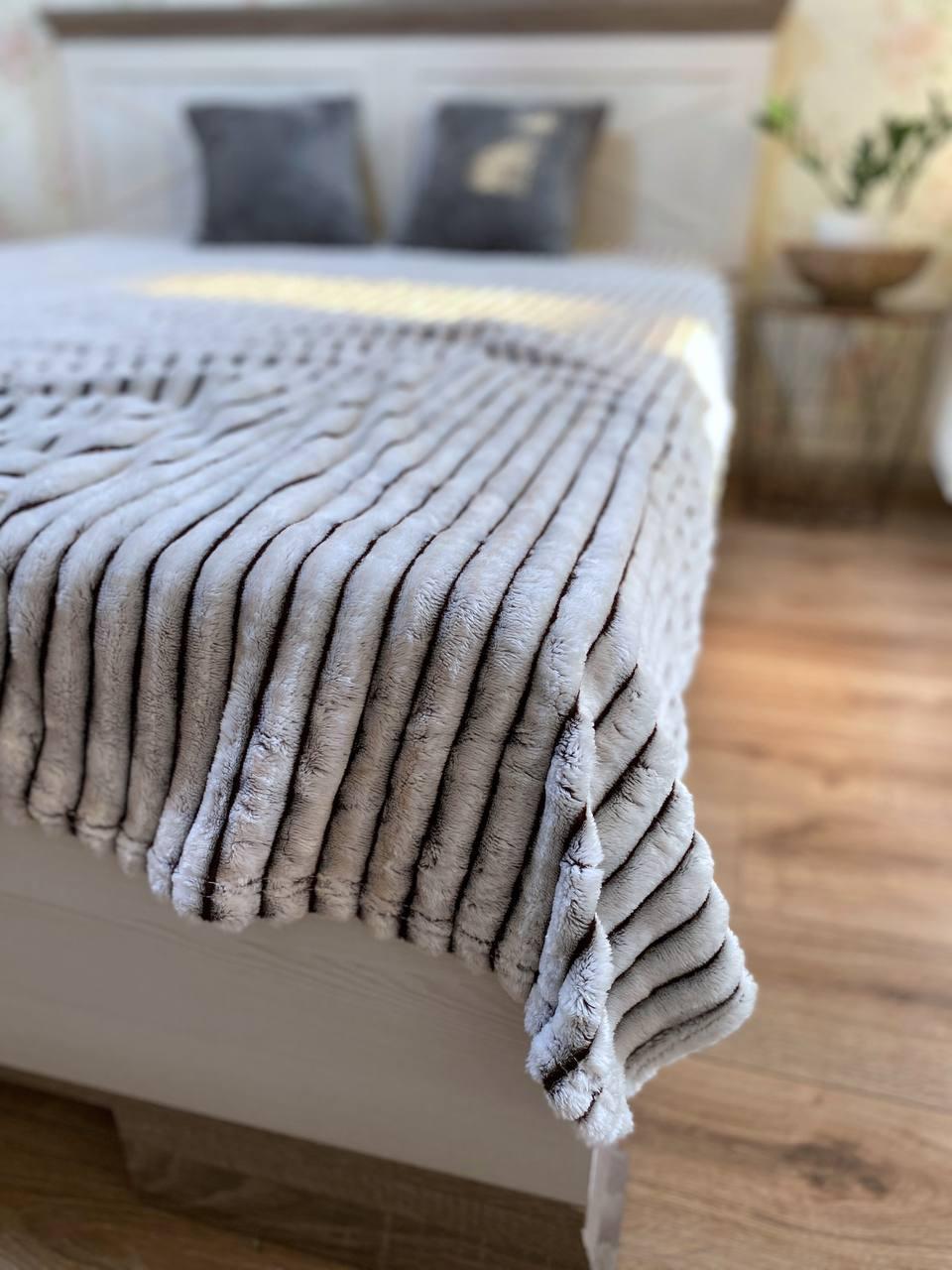 Плед 200х230 см Коричневий (Д-Mpled003/3-05) - фото 4 Плед 200х230 см Коричневий (Д-Mpled003/3-05) - фото 4