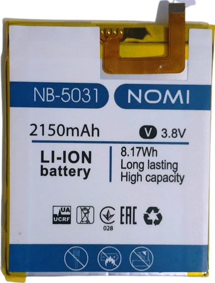 Аккумуляторная батарея NB-5031 для Nomi i5031 Evo X1 2150 mAh (000021594)