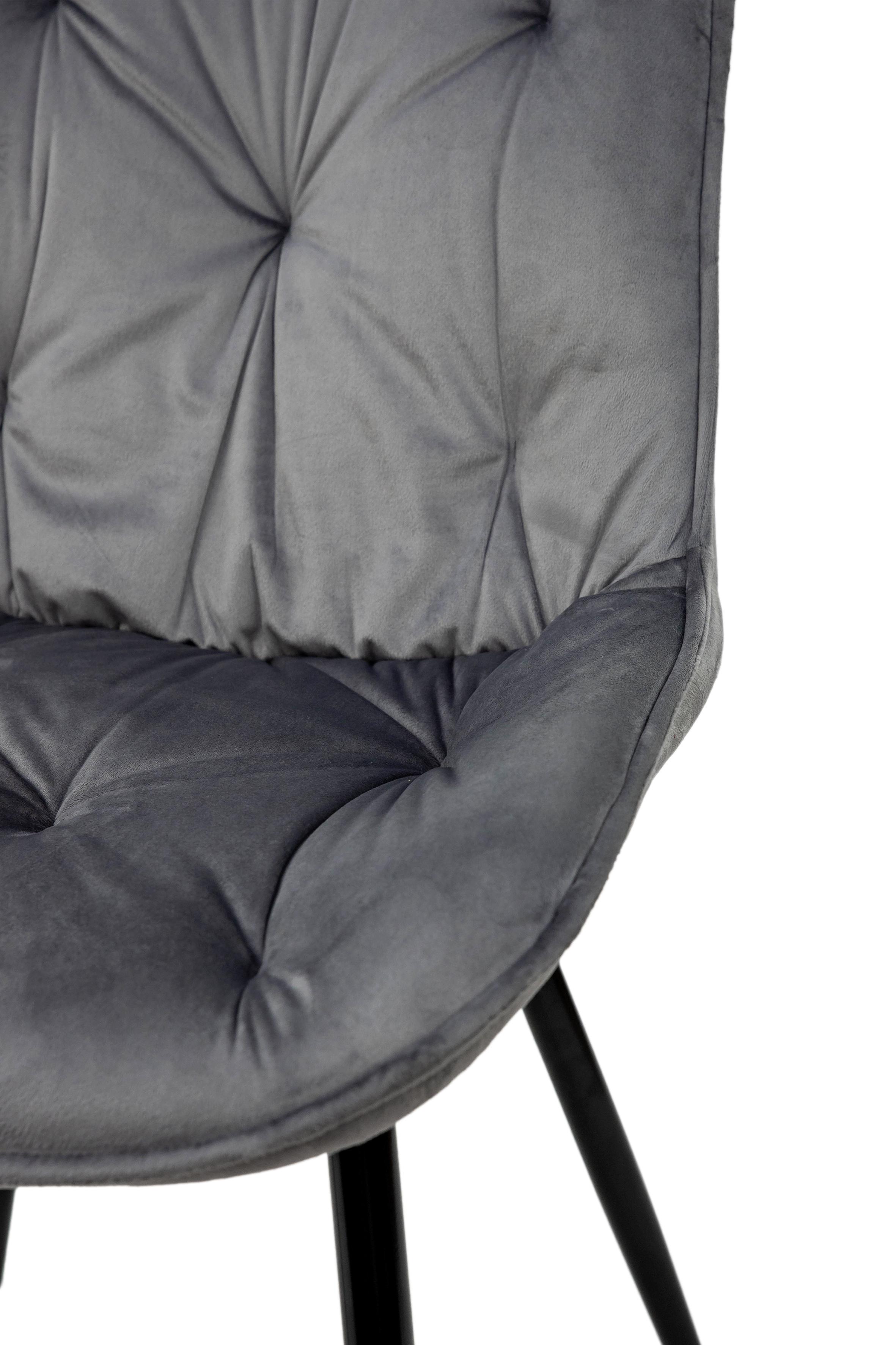 Стілець для кухні та вітальні ГРЕЙС Прадо-R 500х910х580 мм Чорний/Сірий (GAА0057239) - фото 15 Стілець для кухні та вітальні ГРЕЙС Прадо-R 500х910х580 мм Чорний/Сірий (GAА0057239) - фото 15