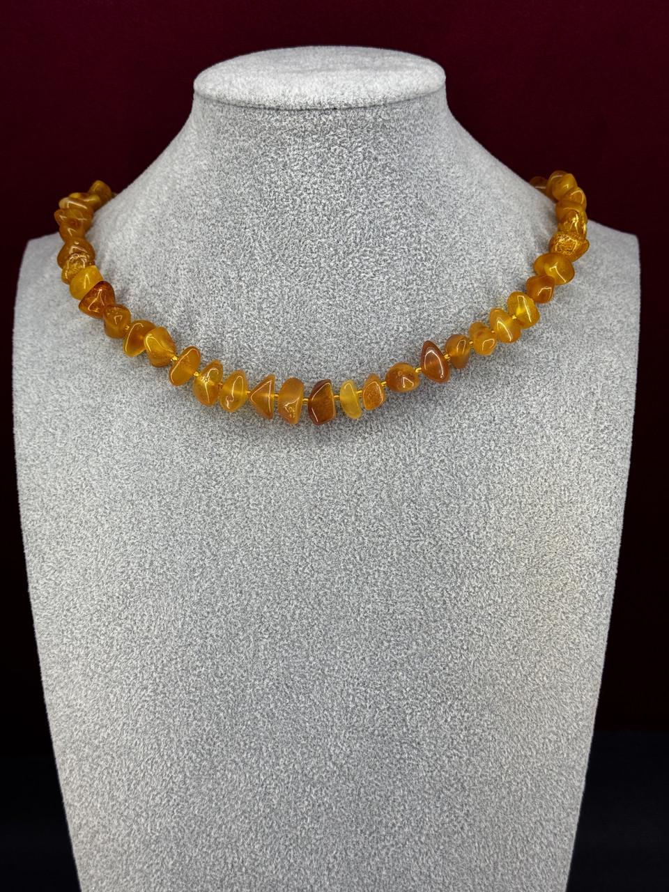 Бусы из янтаря лечебные 48 см (н-884)