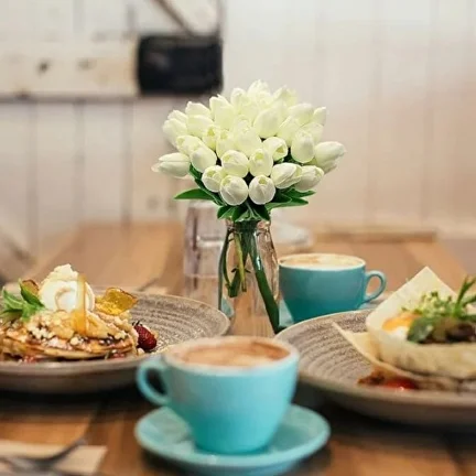 Искусственные тюльпаны 21 шт. Белый (C00382-3) - фото 4 Искусственные тюльпаны 21 шт. Белый (C00382-3) - фото 4