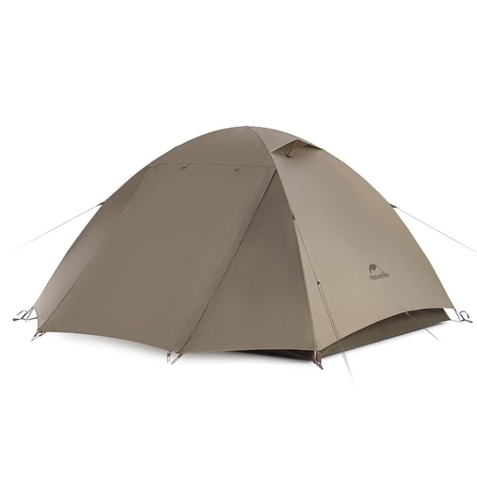 Палатка купольная двухместная Naturehike Greek Style CNK2300ZP024 210x230x115 см Brown (6977465866370)