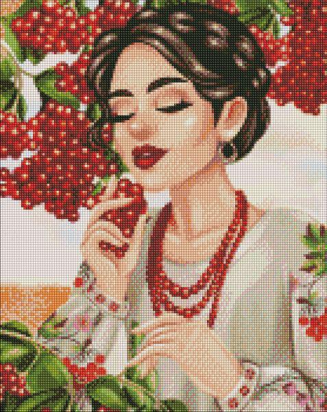Алмазная мозаика Идейка Красная калина 40x50 см (Id-AMO7404)