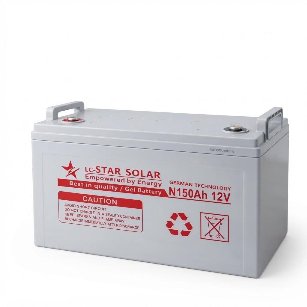 Аккумулятор гелевый LC-Star Solar 150 Ач 12V GEL для солнечных систем и резервного питания (11k12p305v2)