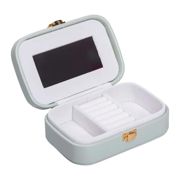 Ящик-органайзер для украшений с накидным замком для хранения 15х10х5 см Оливковый (HP-5-33TU)