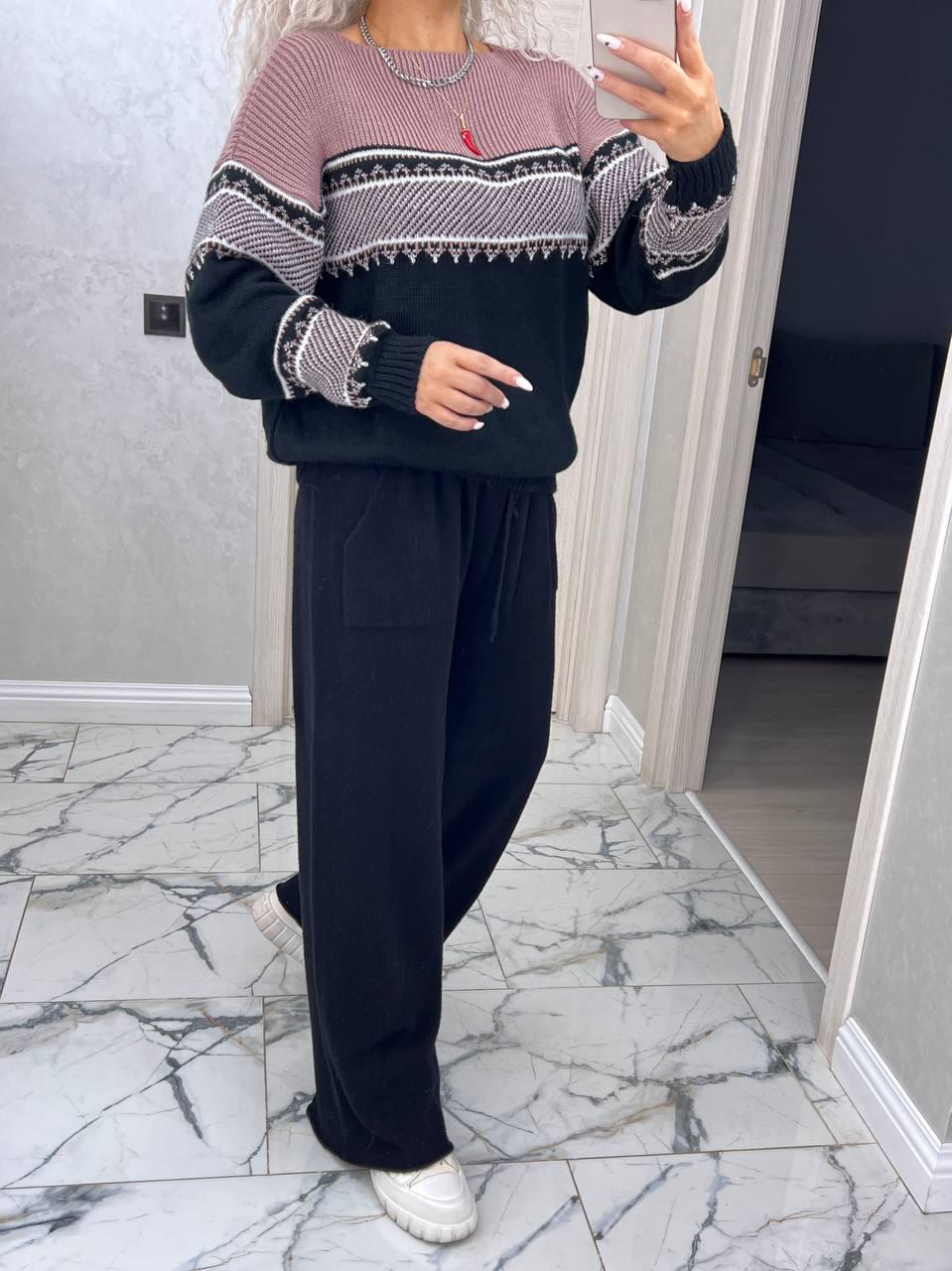 Женский свитер Миранда 44-56 мокко (2049-нс) - фото 12 Женский свитер Миранда 44-56 мокко (2049-нс) - фото 12