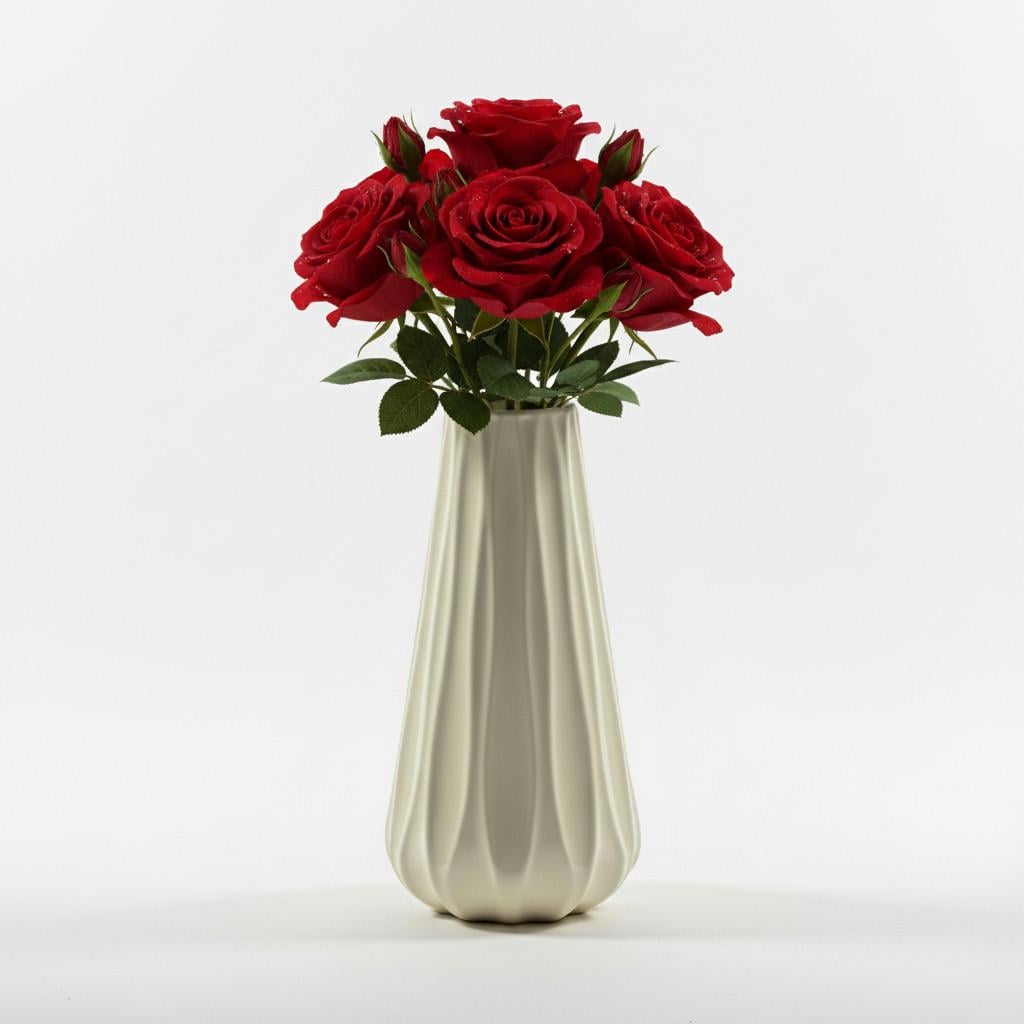 Ваза Nana ceramics Лотос 29 см (9027) Ваза Nana ceramics Лотос 29 см (9027)