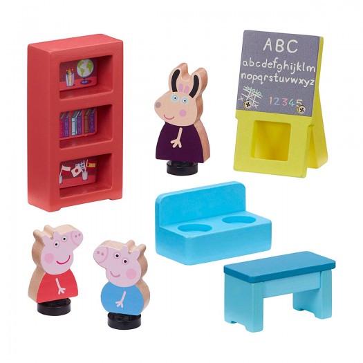 Игровой набор деревянный Peppa Школа Пеппи (07212-ks) - фото 4