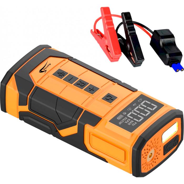 Пускозарядний пристрій Aspiring Jump 3 8000 mAh з компресором Power Bank 3в1 (617668) - фото 4