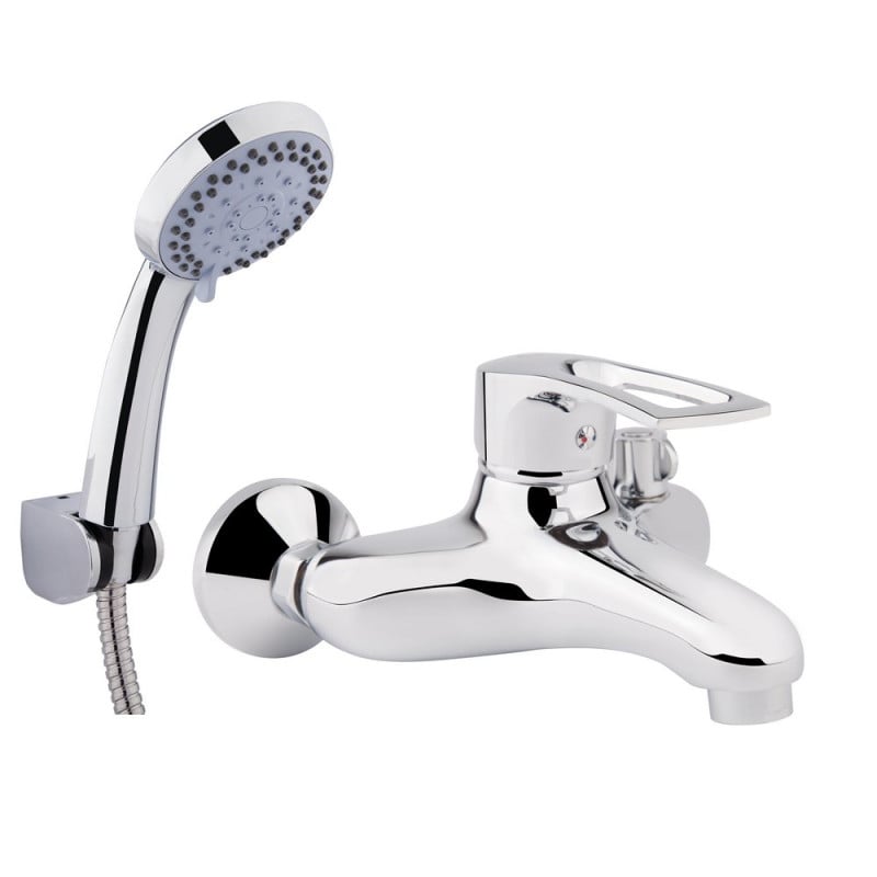 Смеситель для ванны Q-tap Hansberg CRM 006 New