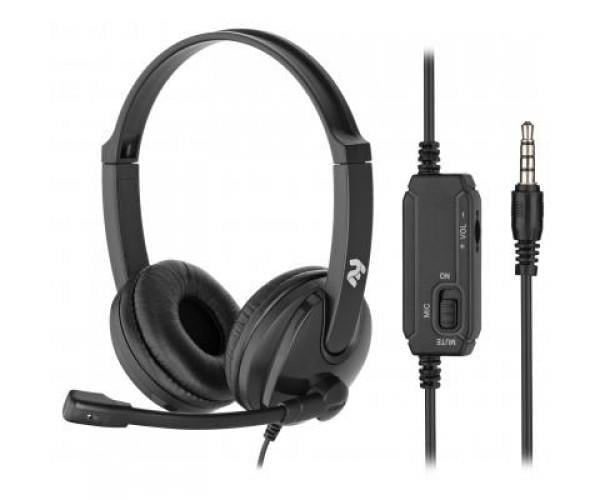 Наушники 2E CH12 On-Ear 3,5 мм/2х3,5 мм (2E-CH12SJ)