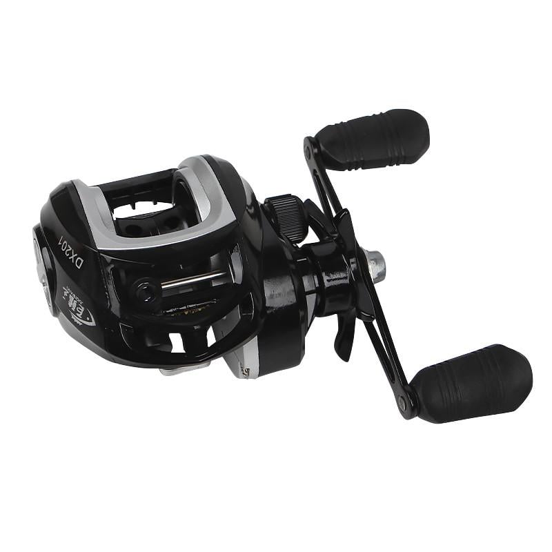 Катушка мультипликаторная Juqiwang DX 201 Left Black/Silver (2587259822)