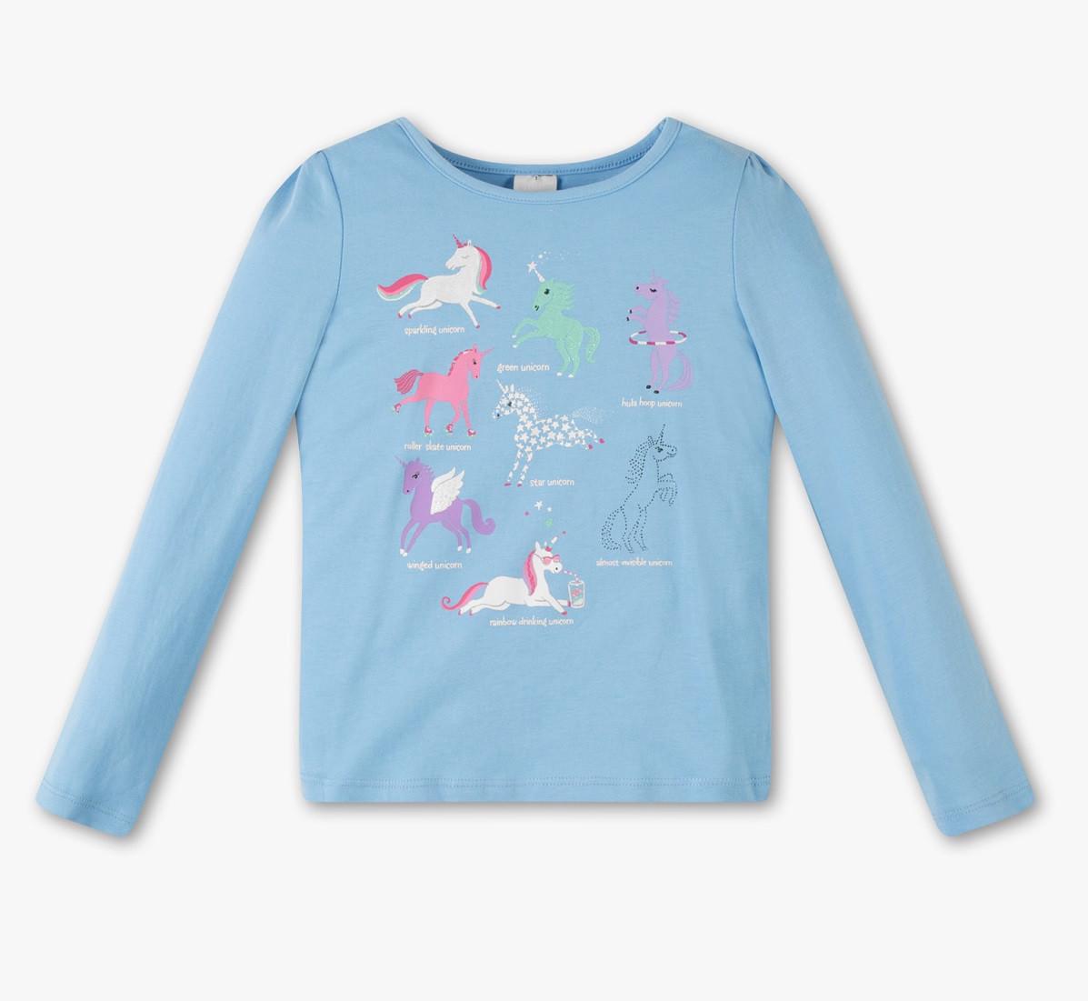 Дитячий реглан для дівчинки C&A з єдинорогами 92 розмір Блакитний (908550478)