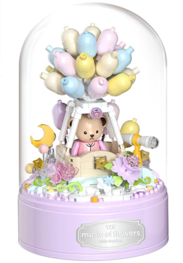 Конструктор Purple Cutie серия Sweet Teddy Bear Мишка с воздушными шариками под куполом 359 деталей (2104619319) Конструктор Purple Cutie серия Sweet Teddy Bear Мишка с воздушными шариками под куполом 359 деталей (2104619319)