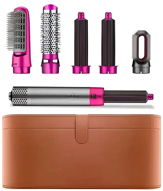 Фен-стайлер для волосся 1000 Вт Рожевий (2549772429) - фото 8 Фен-стайлер для волосся 1000 Вт Рожевий (2549772429) - фото 8