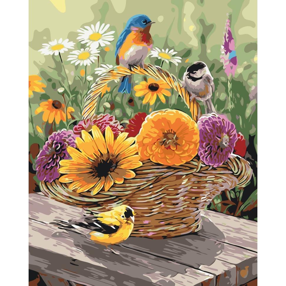Картина по номерам Art Craft Летняя корзинка 40х50 см (13129-AC)