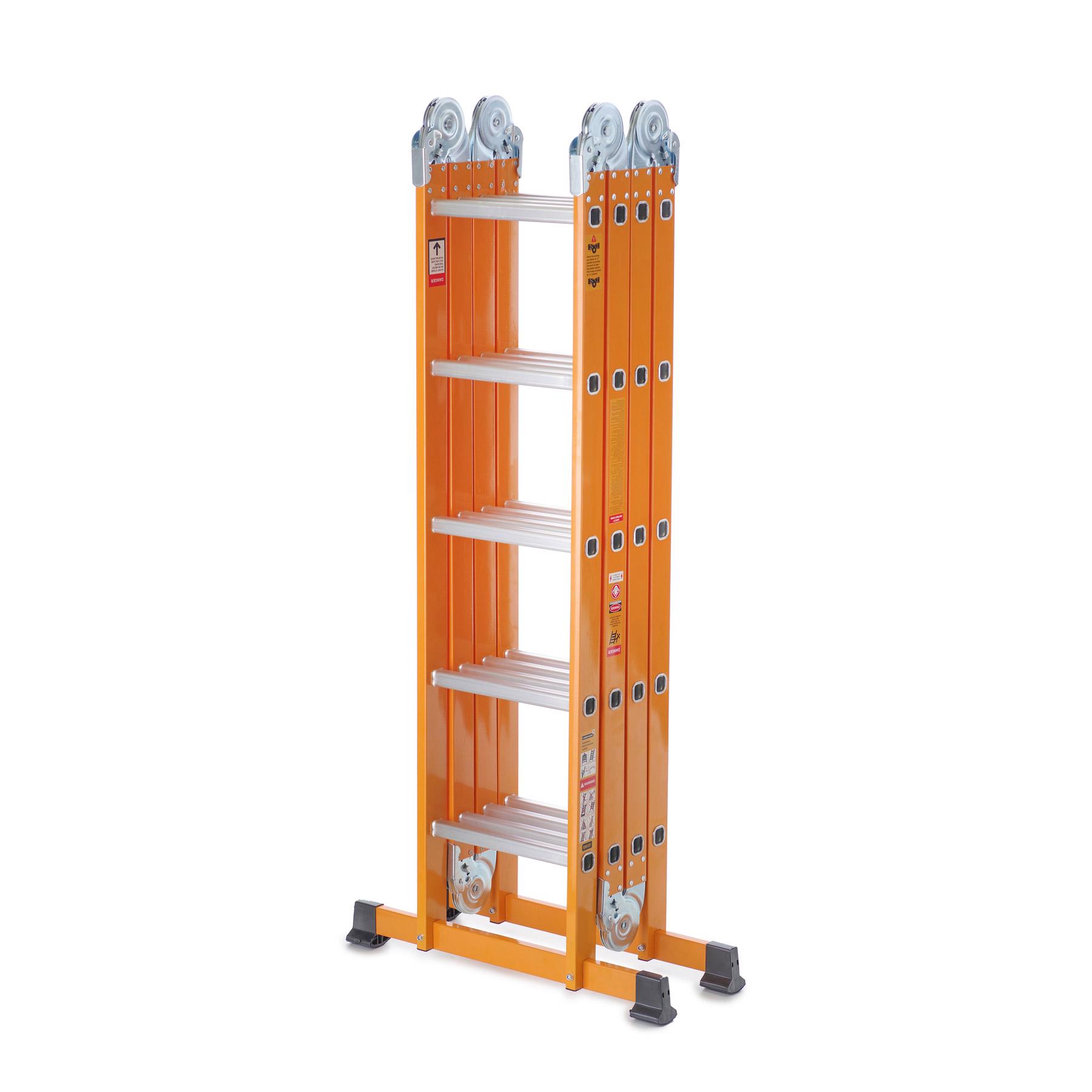 Драбина шарнірна комбінована Bellatrix SA4A4 4x4 сходинки - фото 3 Драбина шарнірна комбінована Bellatrix SA4A4 4x4 сходинки - фото 3