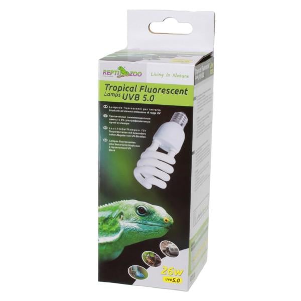Лампа люминесцентная UVB Repti-Zoo Tropical Lamp 5.0 для рептилий 26W (RZ-CT5026)