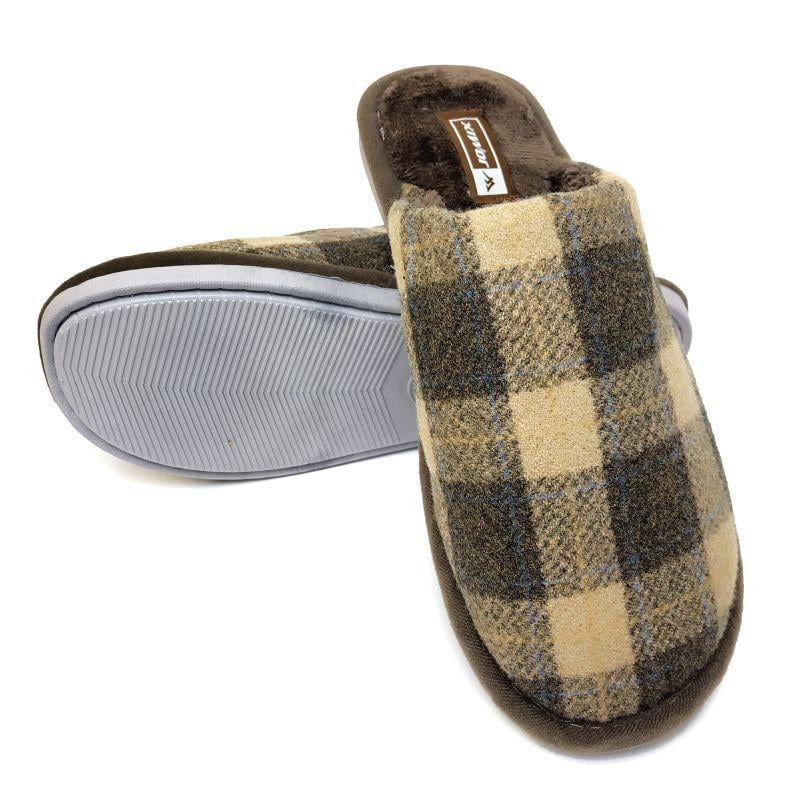 Тапочки домашние мужские Jomix 3412 p. 43 27 см Коричневый