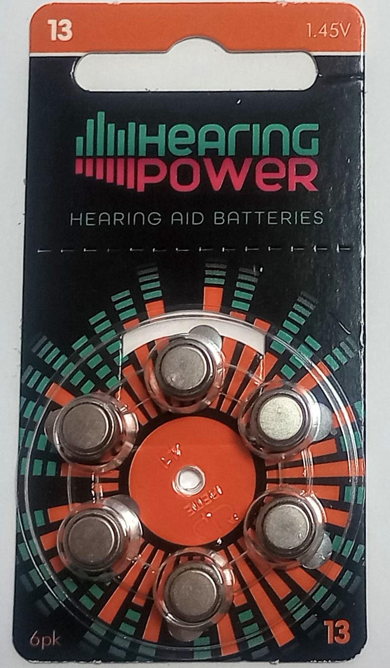 Батарейки Hearing Power №13 6 шт.