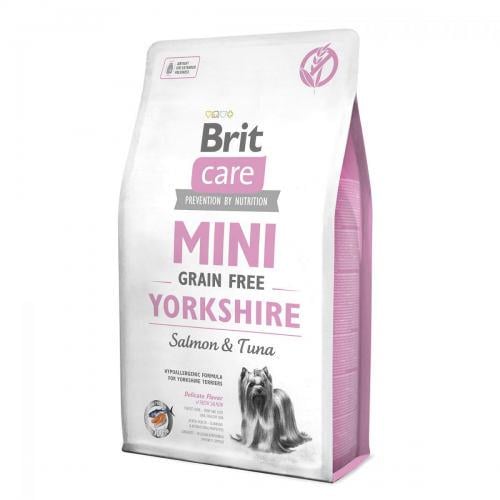 Корм для собак сухий Brit Care Grain-free Mini Yorkshire з лососем та тунцем 2 кг (170779)