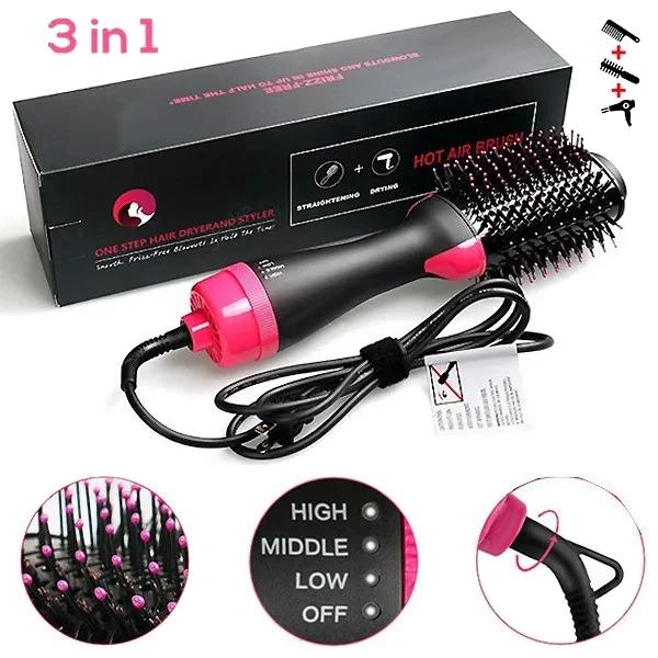 Фен-щітка One step Hair Dryer 3в1 3 режими з функцією іонізації та керамічним покриттям 1000 Вт - фото 6