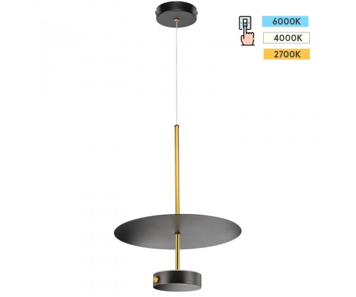 Светильник подвесной FOUNTAIN LED Black - фото 4