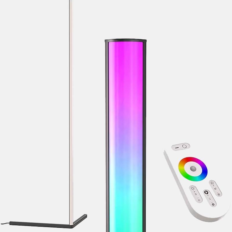 Лампа напольная светодиодная RGB Bluetooth с пультом Black - фото 7