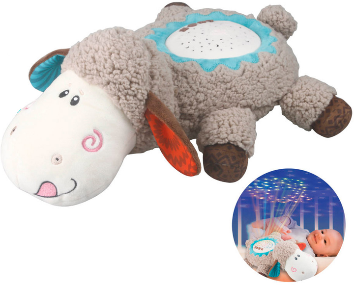 М'яка іграшка-нічник Баранець музична з проектором (DN-SL88013) - фото 2