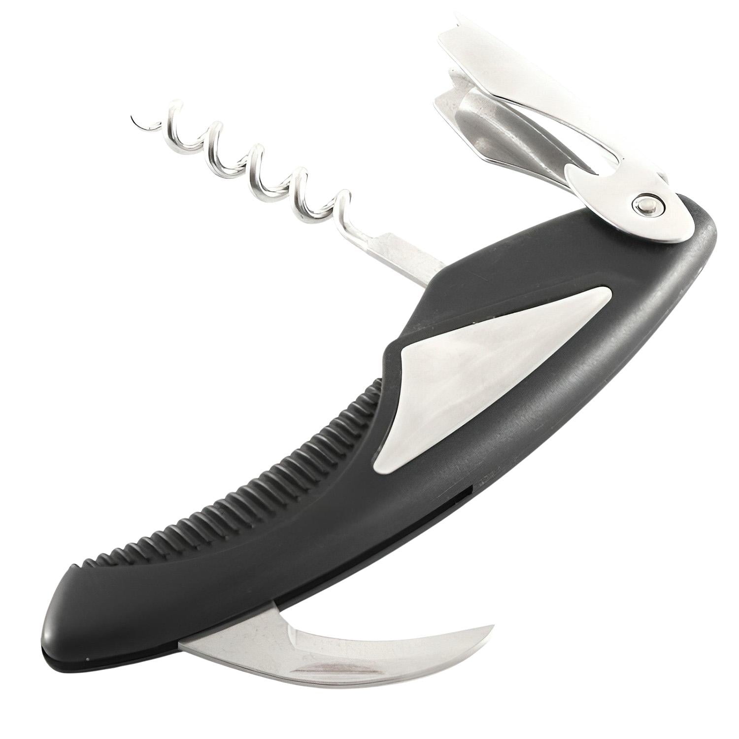 Штопор раскладной винтовой многофункциональная открывалка 3в1 (86786)