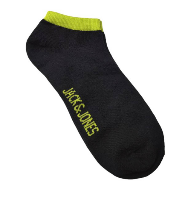 Чоловічі труси боксери та шкарпетки Jack & Jones ADDITIONAL 1 шт р. L Чорний/Світло-жовтий (354656) - фото 3