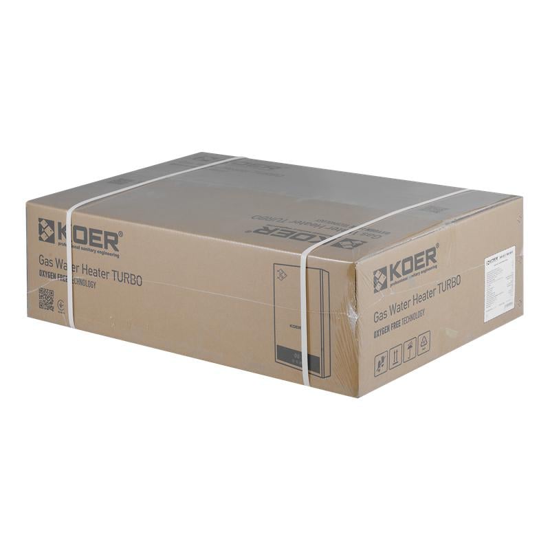 Газова колонка KOER KWH.G0312 Turbo турбована 23 кВт 12 л/хв Білий (Ol-KR5557) - фото 5