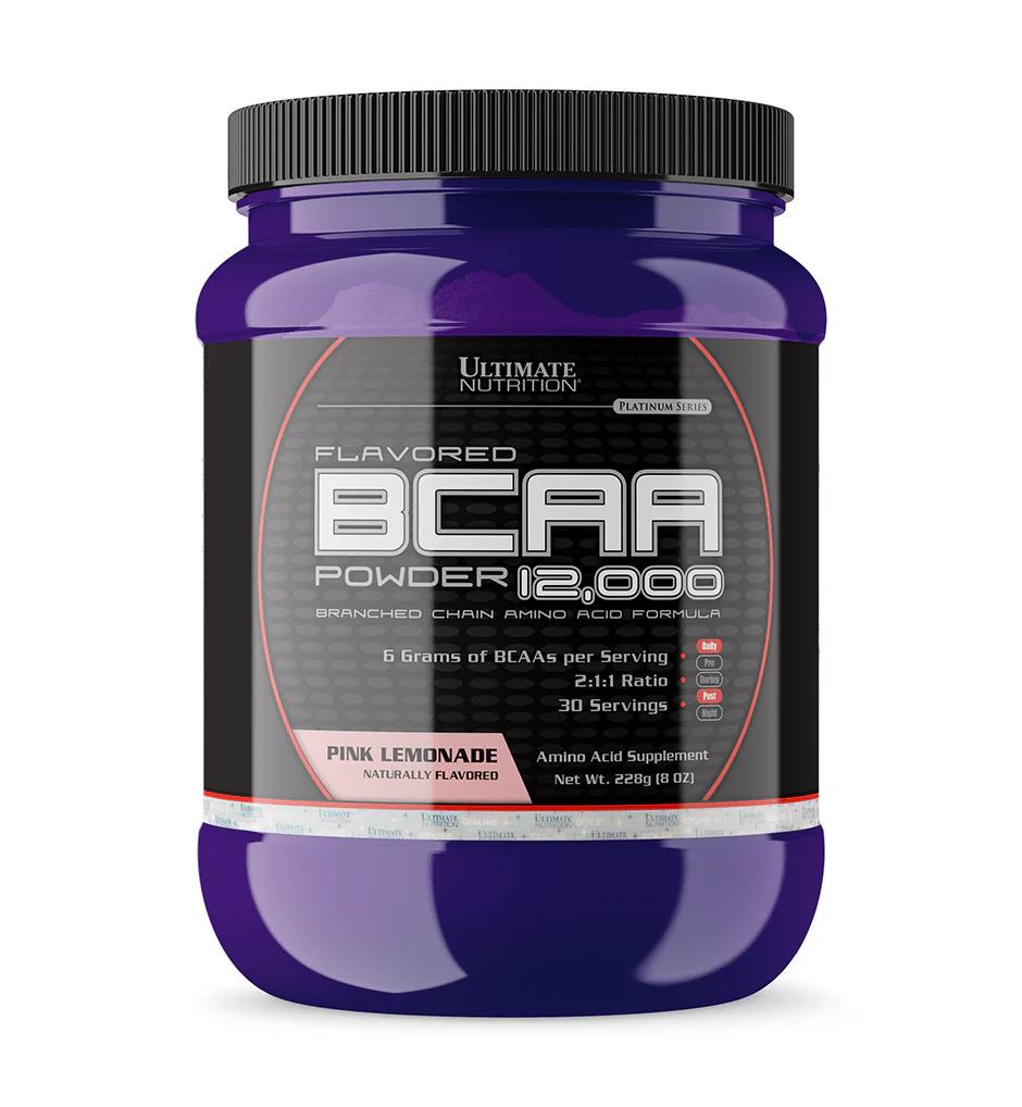 Аминокислоты Ultimate nutrition BCAA 12000 Pink Lemonade 228 г