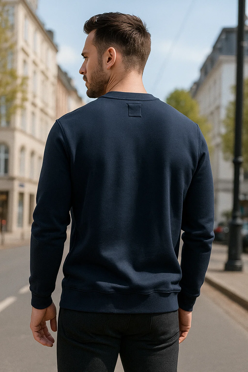 Світшот чоловічий утеплений Lonsdale XL Синій (LS0030M115) - фото 9 Світшот чоловічий утеплений Lonsdale XL Синій (LS0030M115) - фото 9