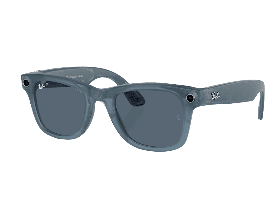 Смарт-очки Ray-Ban Meta Wayfarer Matte Jeans Frame Dusty Blue Lenses RW4006 67552V 50-22