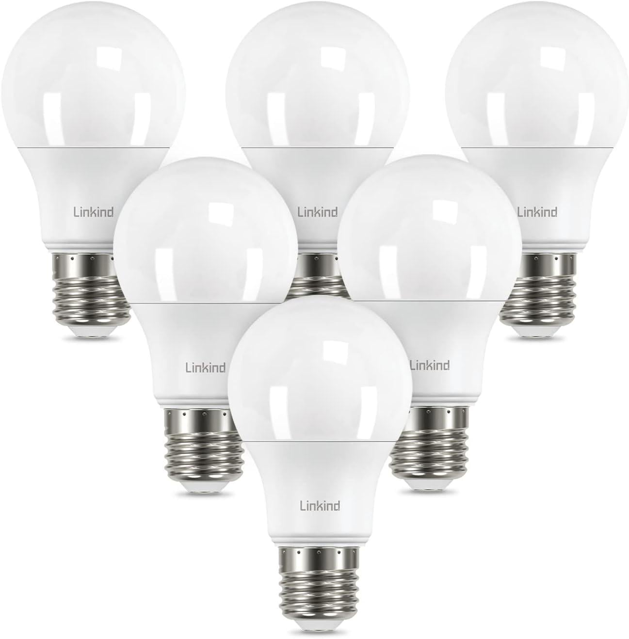 Лампа LED E27 8.8W/Аналог 60 W Диммируемая Нейтральная 4000K 6 шт. Белый Лампа LED E27 8.8W/Аналог 60 W Диммируемая Нейтральная 4000K 6 шт. Белый