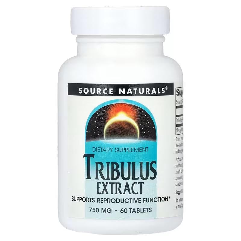 Трибулус Source Naturals Tribulus Extract 750 мг 60 табл.(3165245247)