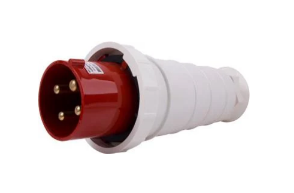Силовая вилка E.NEXT e.plug.pro.4.125 3P+PE 125А 380 В переносная IP67 Красный (p011011)