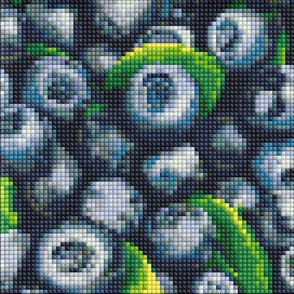 Алмазная мозаика Идейка Сочная голубика 20x20 см (AMC7705)